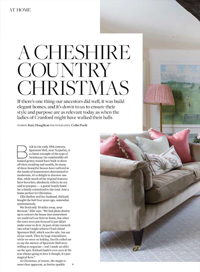 Cheshire Life Christmas Design Article 2020
