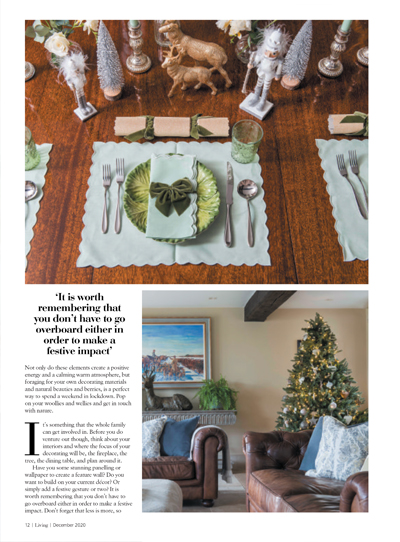 Cheshire Living Magazine Christmas 2020