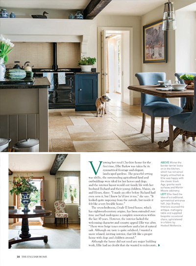 The English Home Magazine Cheshire Interiors Article