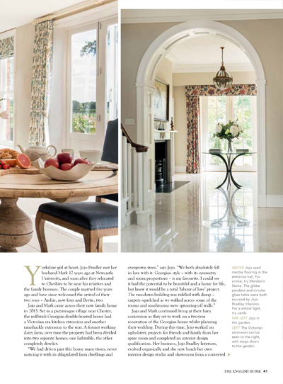 The English Home Magazine Interiors Article 2020