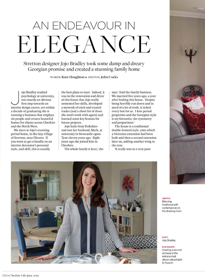 Cheshire Life Magazine Article June 2019