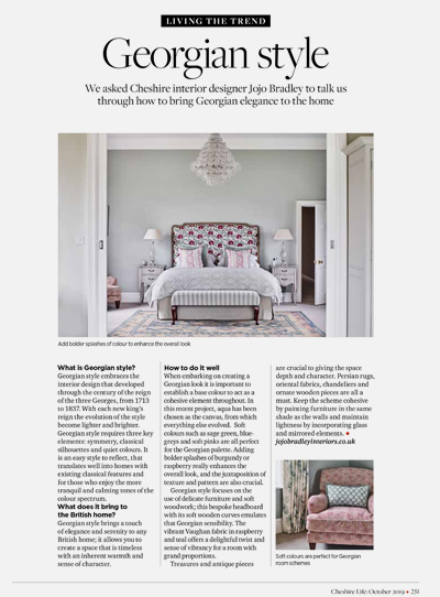 Cheshire Life Magazine October 2019
