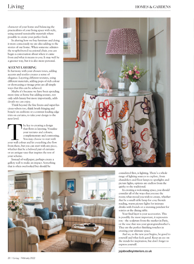 Living Homes and Gardens Article